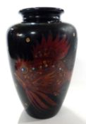 Japanese lacquer vase