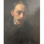 Attributed to John Frederick Pettinger (British,1877-1939), Bust portrait of a gentleman, oil on