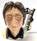 Character jug modelled as John Lennon, modelled by Ray Noble, limited edition, this example is