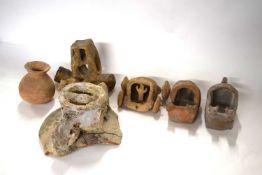 An interesting group of Middle Eastern pottery, possible Romano/Syrian, comprising two small
