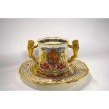 Paragon loving cup commemorating the Coronation of King Edward VIII together with a similar plate