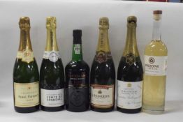 Bollinger Renaudin Special Cuvee Champagne, Rene Florancy Champagne, Comte de Senneval Champagne,