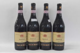Four bottles of Barolo, 2007
