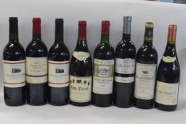 A mixed lot of red wine, mainly French, to include Chateau de MAs Bordeaux 1998, Chateau Plagnac Cru