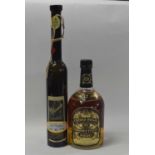 Chivas Regal 12 years old Premium Scotch Whisky and Karasek Quittenbrand, (2)