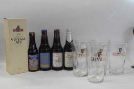 1997 Fullers Bottle Conditioned Vintage Ale (boxed), four bottles of Commemorative Ales, six