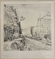 Ivan Schwebel (American / Israeli, 1932-2011), Limited edition etching, numbered 21/45, signed and