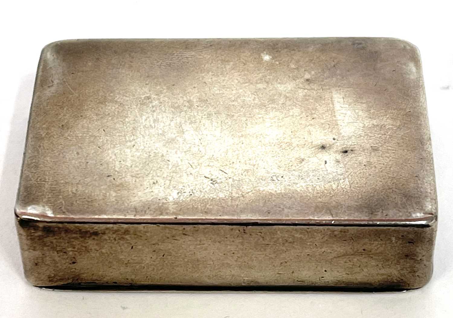 Victorian silver vesta box case with striker, the plain polished lid engraved with an eagle's - Image 7 of 10