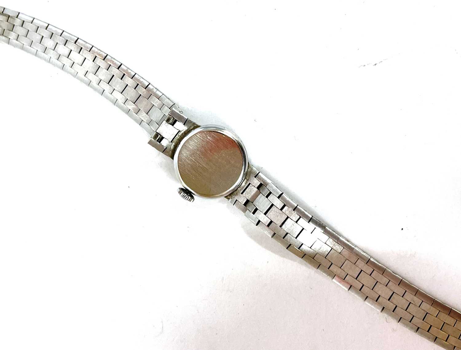 Ladies 9ct white gold Tissot wristwatch, hallmarks for (375) gold can be found on the clasp and - Image 4 of 4