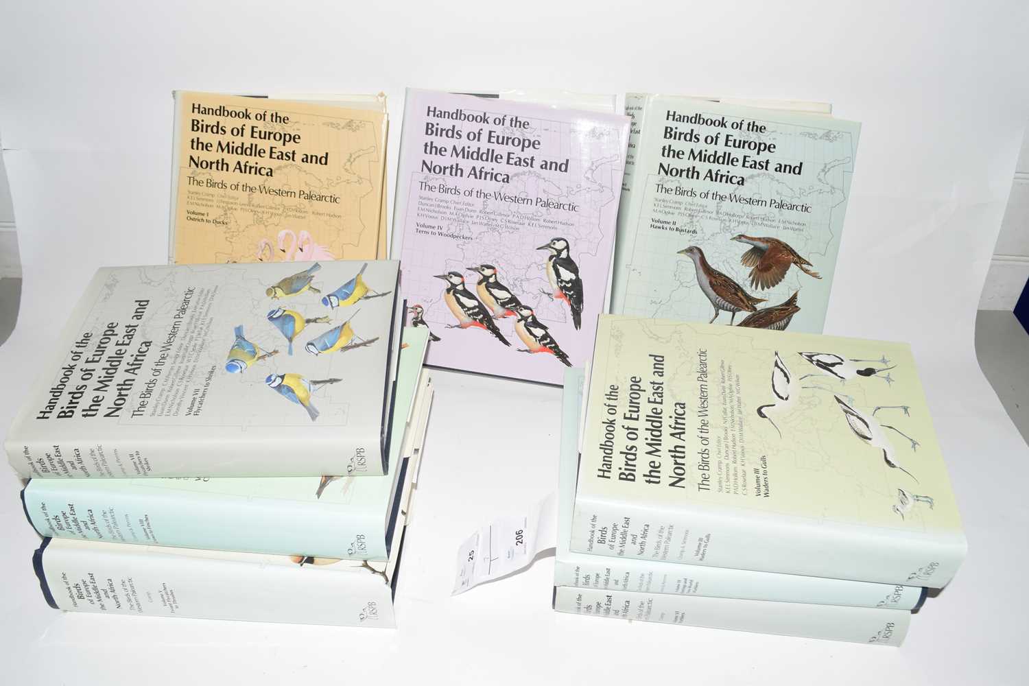 Ornithological book interest – volumes 1 – 9 Handbook of the birds of Europe the middle east and