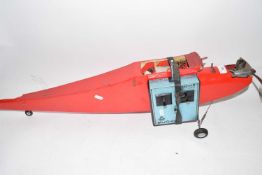 Body of a MacGregor model plane, lacking wings