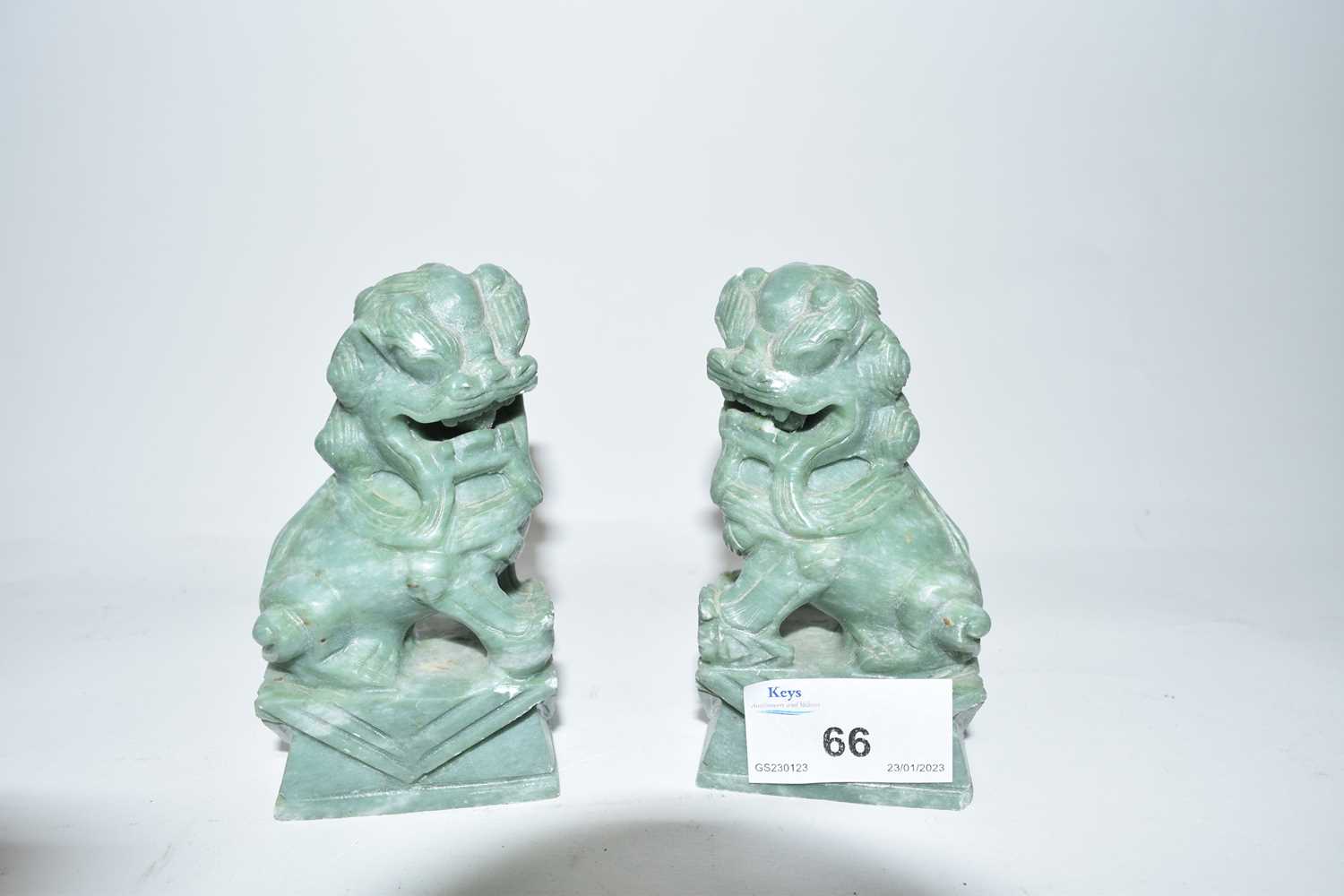 Pair of 20th Century Chinese Foo dogs