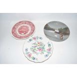 Mixed Lot: Decorated plates to include Royal Doulton Bow Falls