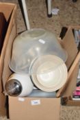 Box of assorted kitchen wares