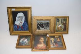 Mixed Lot: Various small framed pictures