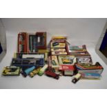 Box of various assorted boxed toy vehicles to include exclusive first editions, models of Yesteryear