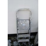 Small aluminium step ladder