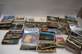 Box of assorted postcards