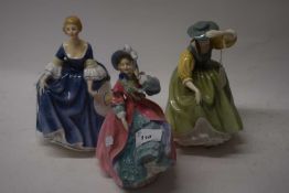 Royal Doulton figurines, Spring Morning, Hilary, Buttercup (3)