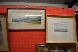 After Breanski Junior, The Lower Lake, Killarney, coloured print, signed in pencil, together with