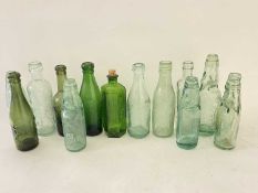 Box of various assorted vintage bottles