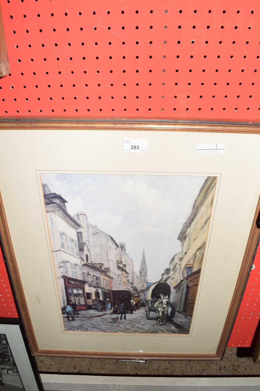 After Alfred Sisley, coloured print, framed and glazed - Image 2 of 2