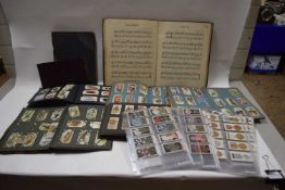 Mixed Lot: Albums various cigarette cards and other assorted items