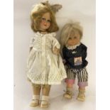 Two vintage dolls