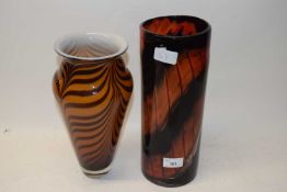 Two Art Glass vases