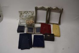 Mixed Lot: Various assorted photograph frames, quantity of costume jewellery etc