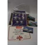 Mixed Lot: Smiths Crisps Wildlife medals, Golden Wonder Certificate for helping launch a lifeboat