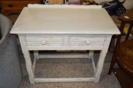 White painted side table