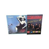 A mixed lot of Scorpions memorabilia, to include: - Savage Amusement 12" vinyl LP: SHSP 4125 -