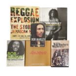 A mixed lot of modern Reggae / Bob Marley books, to include: - Reggae Explosion: The Story of