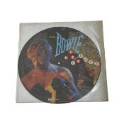 A David Bowie 'Let's Dance' 12" vinyl LP picture disc (1983, EMI)Featuring Modern Love, China