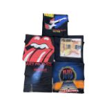 A mixed lot of official tour tshirts, to include: - The Rolling Stones - Urban Jungle - 1990 -