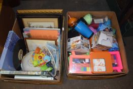 Mixed Lot: Various household sundries to include picture frames, assorted books, drinks cups, modern