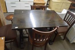 Pub table and four chairs - NOTE: Sold for commercial use only