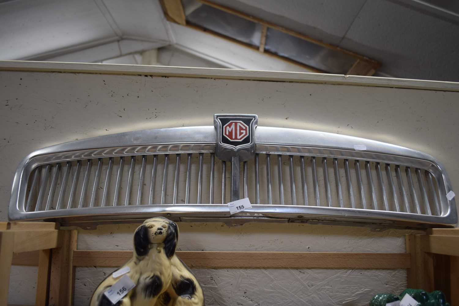 Vintage MG radiator grill