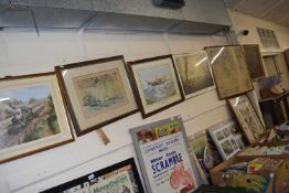 Mixed Lot: Coloured print after William Russell Flint, John Evans print 'Safely Home', a
