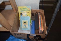 Box of various mixed books to include Ladybird railway books, Enid Blyton, Beatrix Potter and A Tale