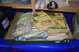 Quantity of vintage motorcycling magazines