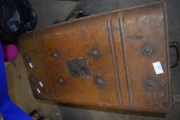 Vintage metal trunk