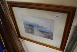 After Turner, coloured print Windsor Castle,framed and glazed