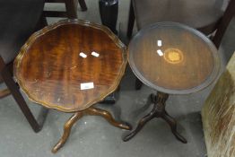 Two reproduction wine tables