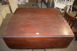 19th Century mahogany pedestal Pembroke table