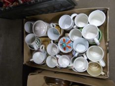 One box of mixed mugs