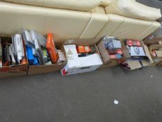 Six boxes of various assorted car spares