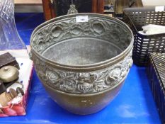 Brass jardiniere