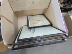 Box of various pictures, boating interest